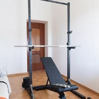 Rack con panca reclinabile