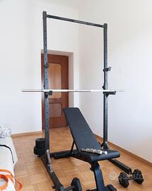 Rack con panca reclinabile