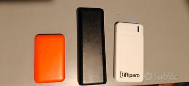 Lotto 3 Powerbank portatili