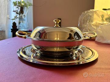 Zuppiera / Legumiera Vintage Vemi Italy Acciaio