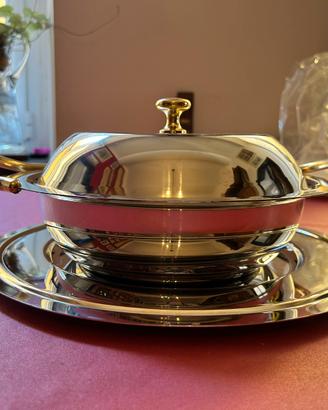 Zuppiera / Legumiera Vintage Vemi Italy Acciaio