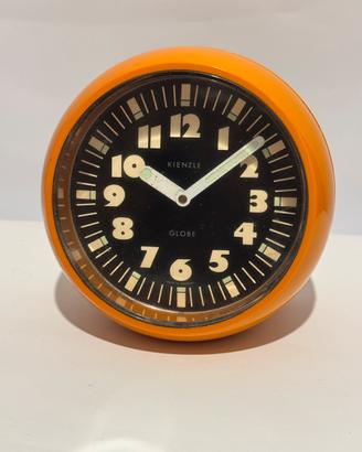 Sveglia Kienzle Globe vintage anni ’70 arancione