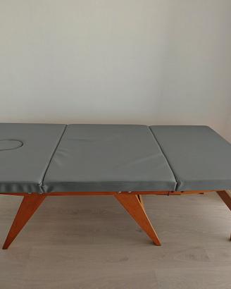 Lettino pieghevole in legno 
