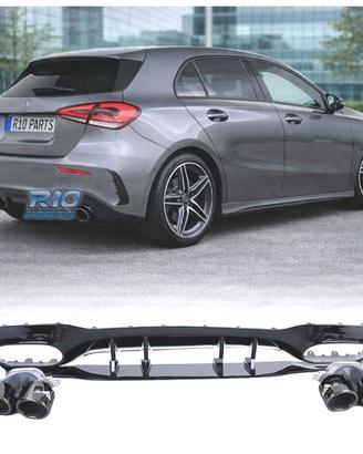 DIFFUSORE MERCEDES CLASSE A W177 18- LOOK AMG A45 