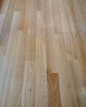 Parquets Listoni Rovere Naturale Massello Legno 