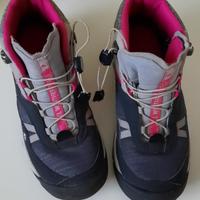 Scarponcini bambina n.35 marca quechua (decatlon)