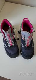 Scarponcini bambina n.35 marca quechua (decatlon)