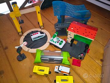 pista trenino in legno 