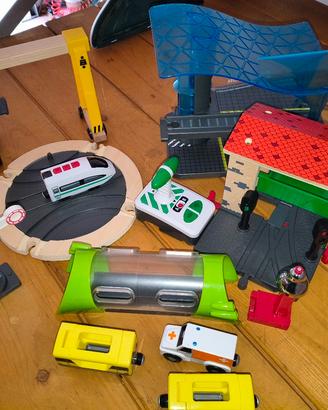 pista trenino in legno 