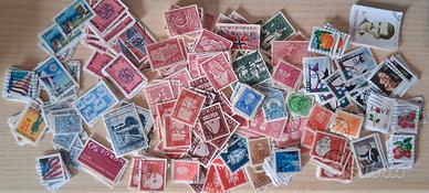 lotto 100 francobolli mondiali, mondo, misti