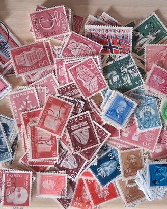 lotto 100 francobolli mondiali, mondo, misti