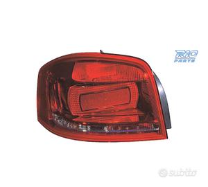FANALE SINISTRO PER AUDI A3 3P 09-12 BIANCO ROSSO