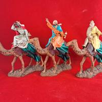 Re Magi a cammello 12 cm Moranduzzo Landi NUOVI