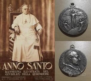 Medaglia Papale PIVS XI PONT. MAX. ANNO JVBILAEI 1