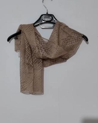 Foulard sciarpa stola vintage stampa animalier