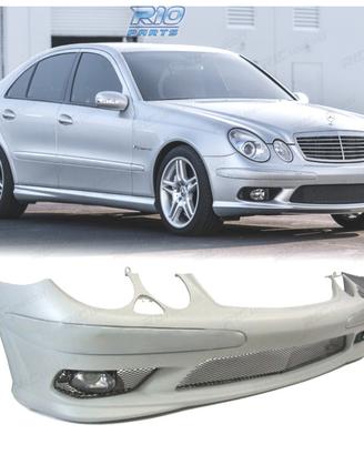 PARAURTI ANTERIORE MERCEDES W211 02-06 LOOK AMG + 