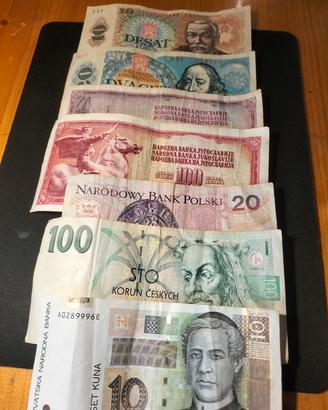 banconote vecchie est europa