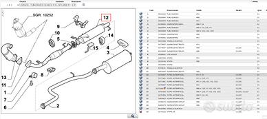 Filtro antipart FAP DPF Fiat Doblo 1.9MJT Multijet