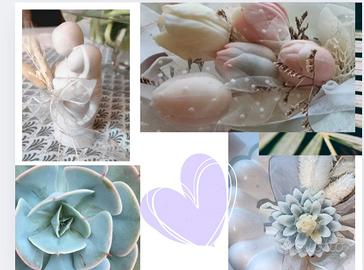 Fiori di cera di soia