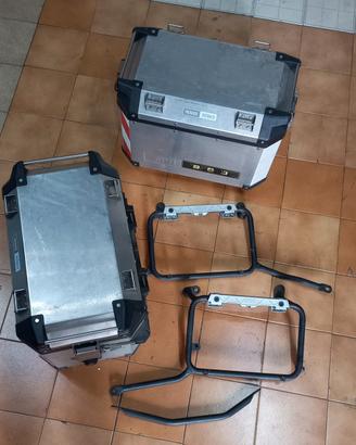 Coppia Givi Trekker Outback alluminio 58L