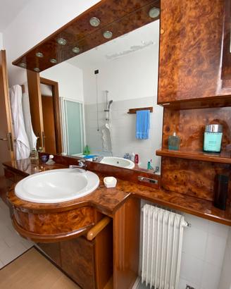 Mobile arredo bagno in radica