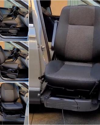 Sedile auto girevole ed estraibile elettricamente