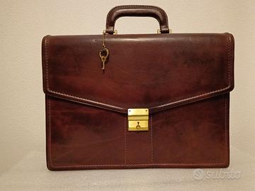 Borsa Cartella uomo in pelle vintage