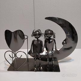 Porta bottiglia in ferro battuto da collezione