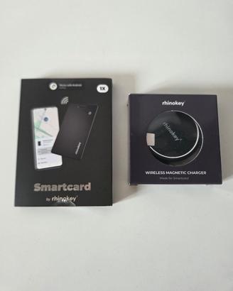 RhinoKey Smartcard + Caricatore Wireless Magnetico