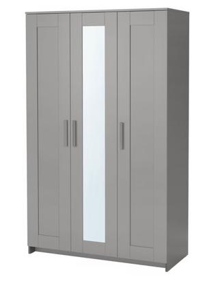 Armadio tre ante IKEA - BRIMNES Grigio