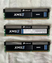 Set 3xRAM Corsair XMS3 DDR3 4GB (Tor 12GB) 1333MHz