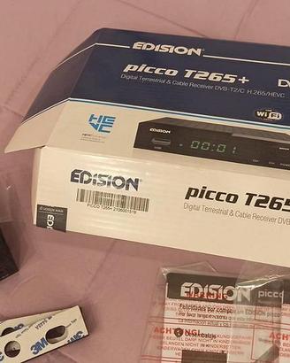 Decoder digitale terrestre Edision Picco T265+