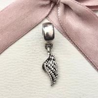 Charm pandora ala in pavé pendente