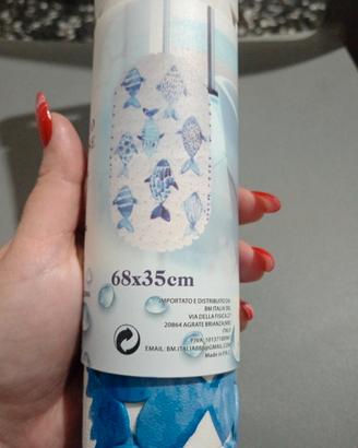 tapettino per vasca da bagno con ventose