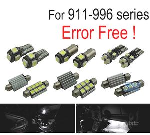 KIT 10 LAMPADE LED INTERNE PER PORSCHE 911 996 CAR