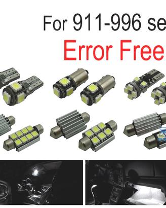 KIT 10 LAMPADE LED INTERNE PER PORSCHE 911 996 CAR