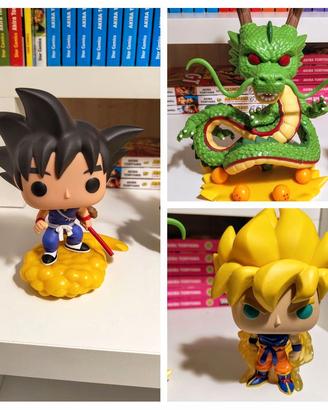 Lotto 3 Funko Pop Dragon Ball - Drago e Goku 