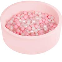 Piscina delle palline rosa in spugna rivestita