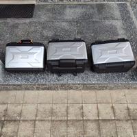 TRIS VALIGE VARIO PER BMW GS COMPRESA PIASTRA.