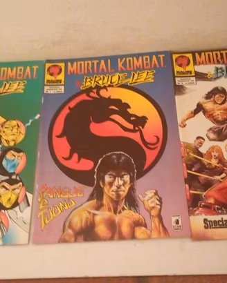 MORTAL KOMBAT & BRUCE LEE N.1 -2 e 3 star comics