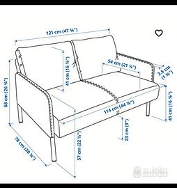 Divano IKEA due pasti 