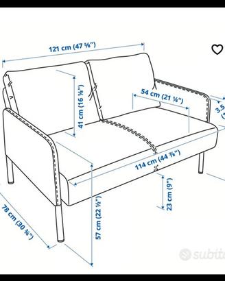 Divano IKEA due pasti 