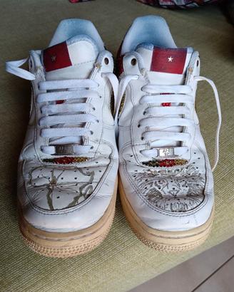 Scarpe Nike Air Force 1 custom 42 rare