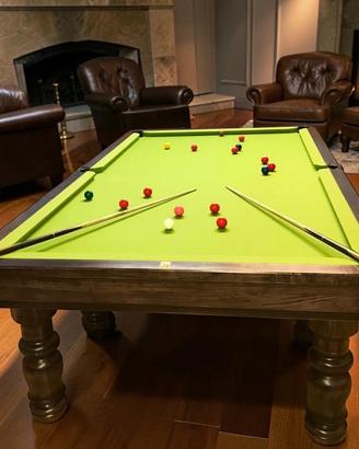 Snooker 10ft in legno massello