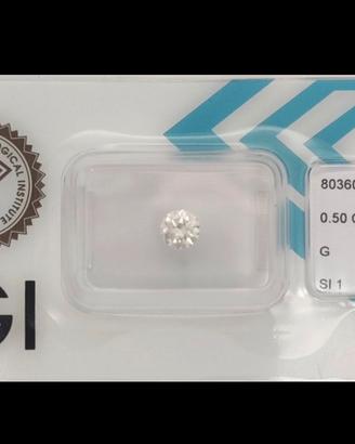 Diamante IGI 0,50 CT