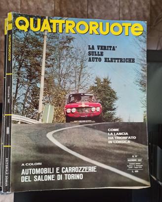 Raccolta Riviste Quattroruote fine anni '60 