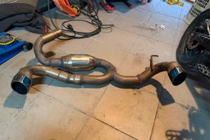 scarico artigianale per bmw 118i f20 2014