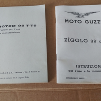 Libretti uso e manut.motom 98 e zigolo 98