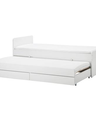 Letto Ikea Slakt due posti con due cassetti