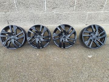 Cerchi originali peugeot 208 neri